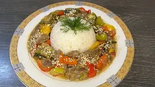 Это самый вкусный РИС, который я когда-либо ела. Любимый  РЕЦЕПТ мужа! МЕГА КРУТОЙ УЖИН!