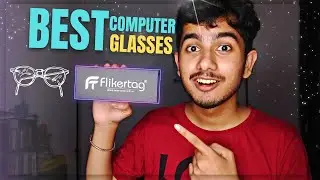 My New Flikertag Glasses 😍 !! Best Blue Coating Lenses 👓 || Tek Unbox