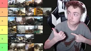 RANKING EVERY MODERN WARFARE MAP! - (MW Map Tier List)