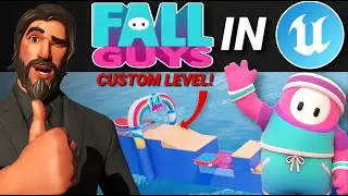 Creating CUSTOM LEVELS for Fall Guys in UEFN! (PART 1)