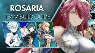 BEST TEAM BUILDS FOR ROSARIA | CRYO/PHYSICAL/SUPPORT BUILDS | Genshin Impact