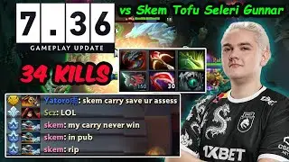 Yatoro 7.36 Clinkz Carry New Patch vs Skem Tofu Seleri Server EU PROS STACKED Dota 2