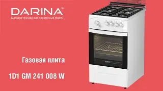 Видеообзор газовой плиты Darina 1D1 GM 241 008 W