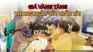Giá vàng tăng trở lại lên 90 triệu đồng ngày Thần Tài