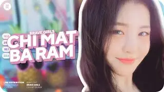Brave Girls - Chi Mat Ba Ram Line Distribution (Color Coded)