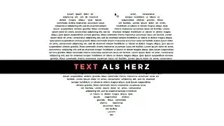 Text in Form Platzieren 