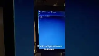 How to root permission in kali Linux
