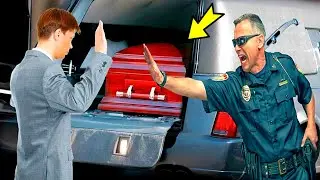 A policeman stopped the hearse and asked to open the coffin. Then something terrible happened!