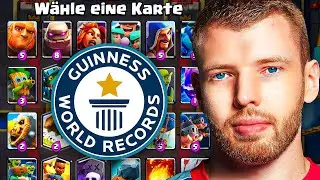 😱🤯NEUER MEGA AUSWAHL WELTREKORD? (Challenge des Jahres) | Clash Royale Deutsch