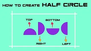 How to create Half Circle in HTML & CSS | Coding Tutorials