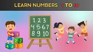 Learn Numbers from 1 to 10 | Quiz for Kids | Fun and Educational Counting Challenge