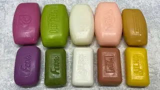 «Мыльные братья» сухое мыло 💛🤍💜🧡/ Dry soap cutting/ ASMR