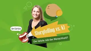 VerVieVas Keynote: Storyteller vs. KI - Ist Storyteller:in der letzte Job der Menschheit?