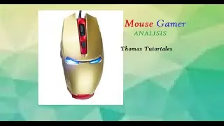 Unboxing mouse gamer Iron Man
