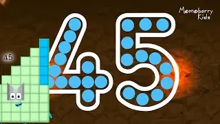 Numberblocks 45 Magic Run - Numberblocks Fourty Five Adventure | Number Counting Go Explore
