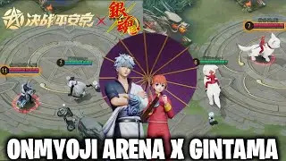 COLLAB ANIME GINTAMA x ONMYOJI ARENA - REVIEW HERO GINTOKI DAN KAGURA - COMBO SKILL NYA TERLALU OP!