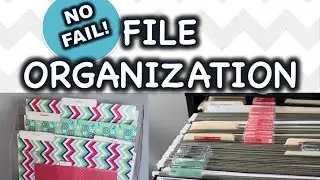 ORGANIZE FILES & PAPER CLUTTER!