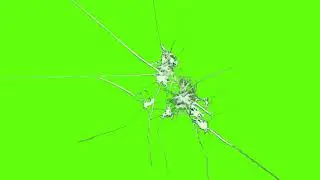 Green screen effect | Green screen shattered | green screen shattered glass
