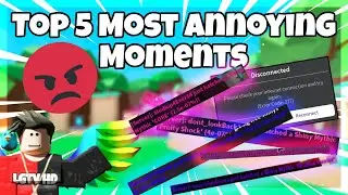😠 Top 5 Most ANNOYING *MOMENTS* in BGS! - Bubble Gum Simulator [ROBLOX]