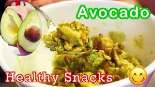 How make Avocado for healthy snacks (Quick and Easy Recipe)
