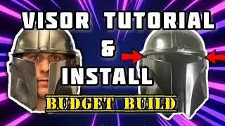 How to Make and Install a Visor for any Cosplay Helmet | Full Tutorial