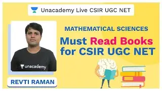 Must read books | Mathematical Science | CSIR UGC NET | Revti Raman | Unacademy Live