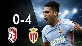 Lille Losk vs AC Monaco 0-4 - All Goals & Highlights 22/09/2017 - HD