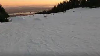 Skiing with @LiamW512 on Grouse mountain #freeride #grousemountain #hyped #skiing