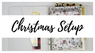 Personal Wide Christmas Planner Setup
