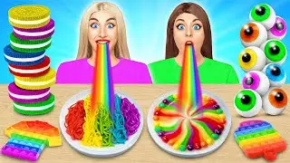 Радужный челлендж | 24 часа в своем цвете от Multi DO Food Challenge