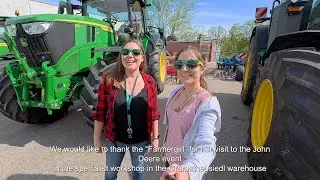 Farmer Girl als Gast beim JOHNDEERE Event