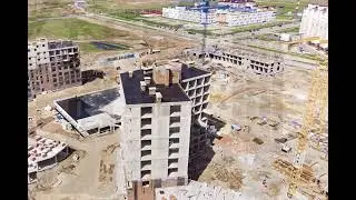 ход строительства в ЖК Яблоневый в г. Майкоп