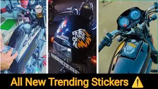 All New Trending Stickers ⚠️ || Hero Splendor ‼️ Modified Stickers 🤩🔥🤯