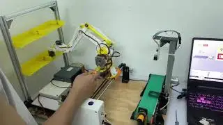Mô hình lưu kho thông minh sử dụng cánh tay ROBOT