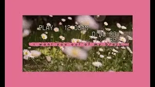 I want you out of my brain - original song