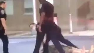Obnoxious Woman Gets Knocked Out After Hitting A Cop