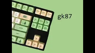 Building my first CUSTOM mechanical keyboard (gk87)