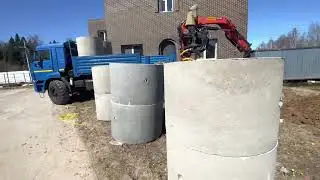 Бурение колодца для дачи за один день в Пушкинском районе. Цена 6000 руб/кольцо+работа