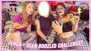 Jenga Challenge: Whoever loses gets Bean Boozled! Ft. Special Guest