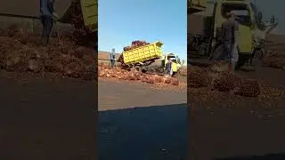 viraall skill truck truck jungkir balik xxtertruk#shorts