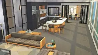 Modern Family Apartment (1020 Alto Apartments)  🌆 Sims 4 Speed Build Stop Motion (NO CC)