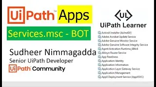UiPath Apps | Get Services from Win OS to UiPath Apps | Get Selected item from List Control in Apps