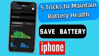 How to maintain iphone battery health