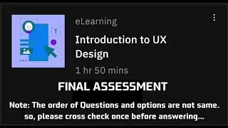 Final Assessment || Introdution to UX Design 