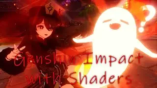 Genshin Impact with Shaders - Gameplay in Inazuma [Hu Tao, Kokomi, Collei, Yoimiya]