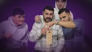 JENGA GAME WITH PUNISHMENTS (FLATTERING AND DRINKING RAW EGGS)