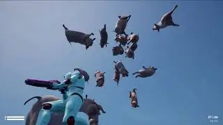 Pig Ragdoll Gun. Unreal Engine 5