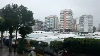 Ливень в Махмутларе I 18 ноября 2023 г.