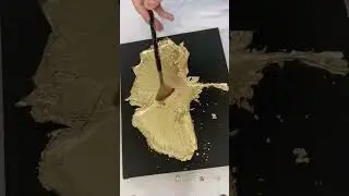 Немного процесса создания листочка Гингко 😍