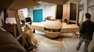 Making Of: Turning cardboard into Darth Vader's TIE Fighter - Arm / Cockpit fitting